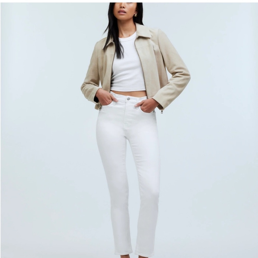Madewell Women's White Skinny Jeans